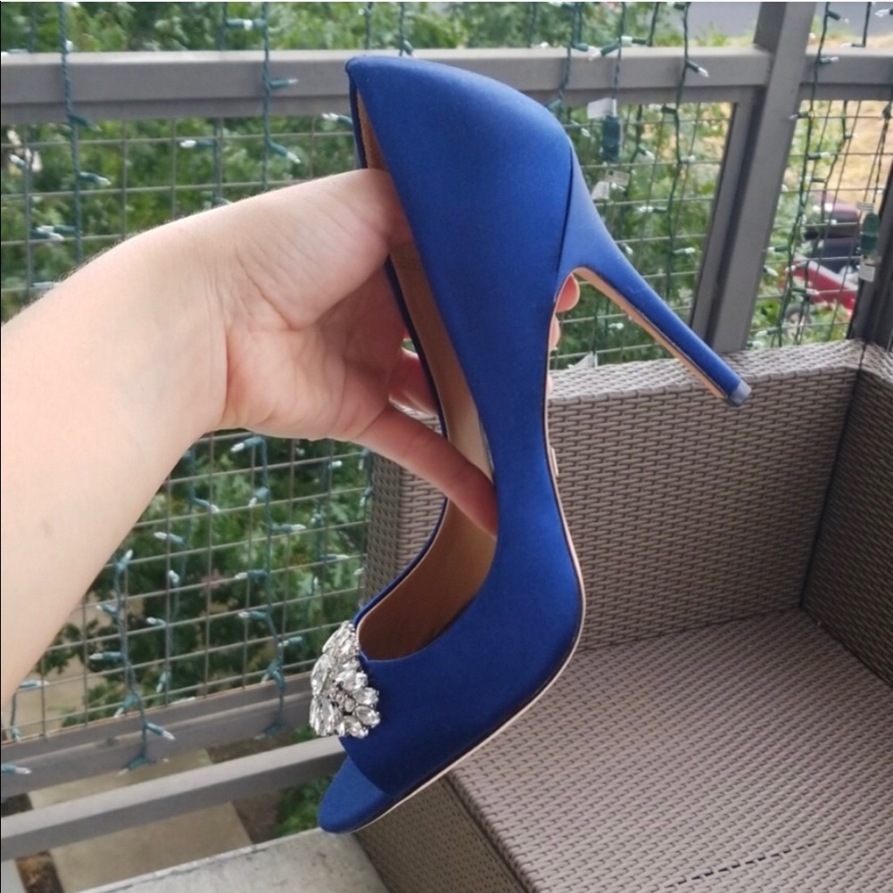 Badgley Mischka heels, never worn